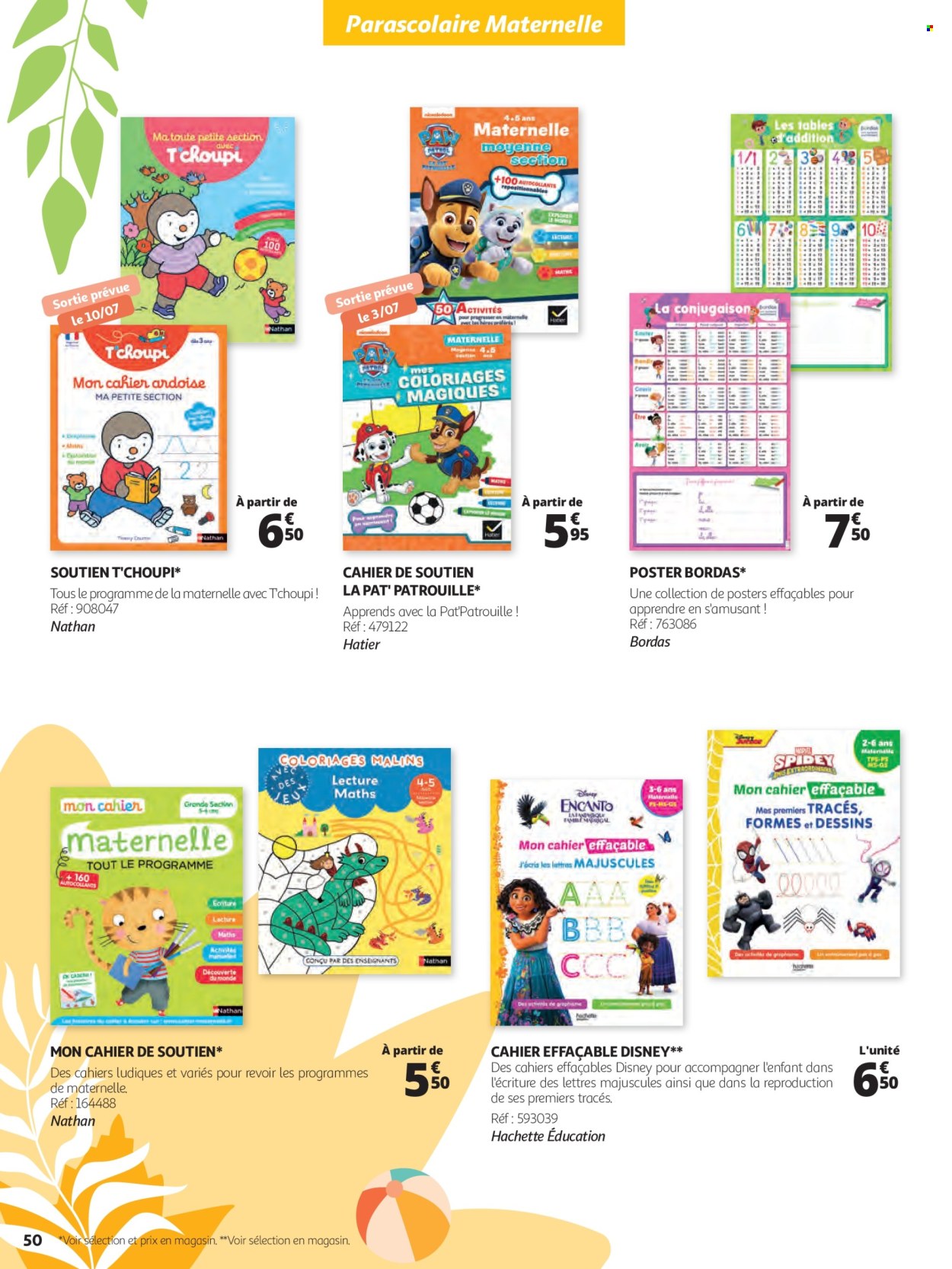thumbnail - Catalogue Auchan - 22/06/2024 - 01/09/2024 - Produits soldés - Disney. Page 50.