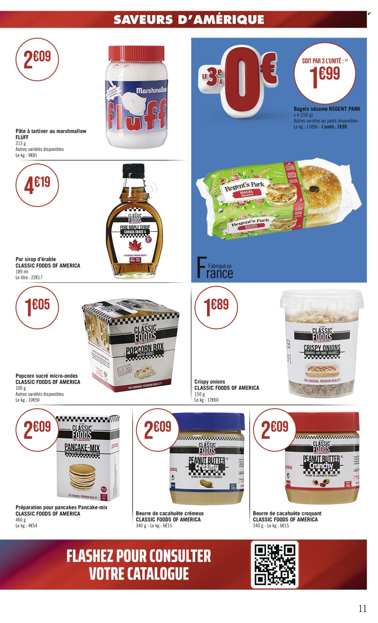 thumbnail - Catalogue Casino Supermarchés - 25/06/2024 - 07/07/2024 - Produits soldés - crêpes, pâte à tartiner, popcorn, sésame, beurre de cacahuète, sirop. Page 11.