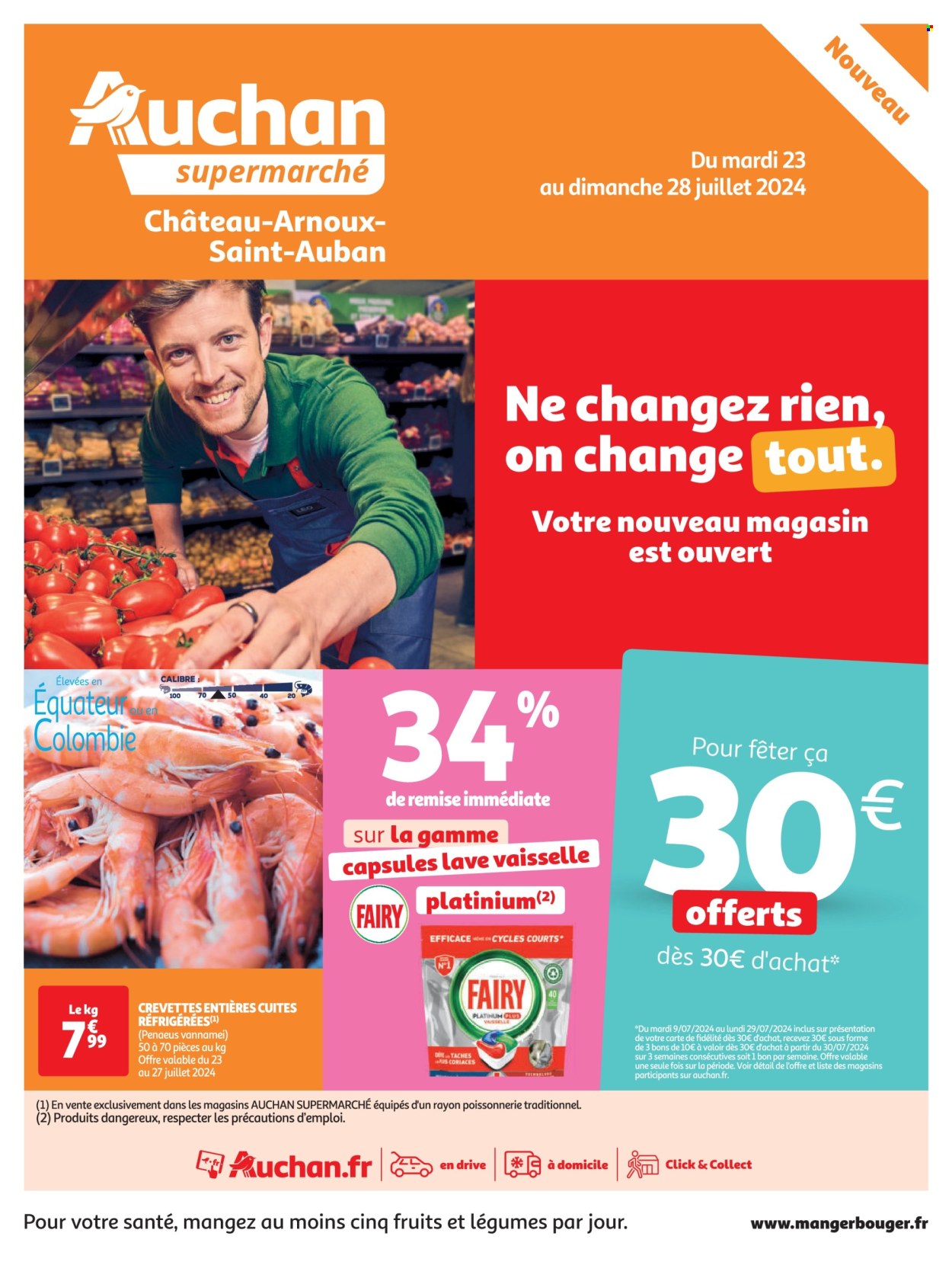 thumbnail - Catalogue Auchan - 23/07/2024 - 28/07/2024.