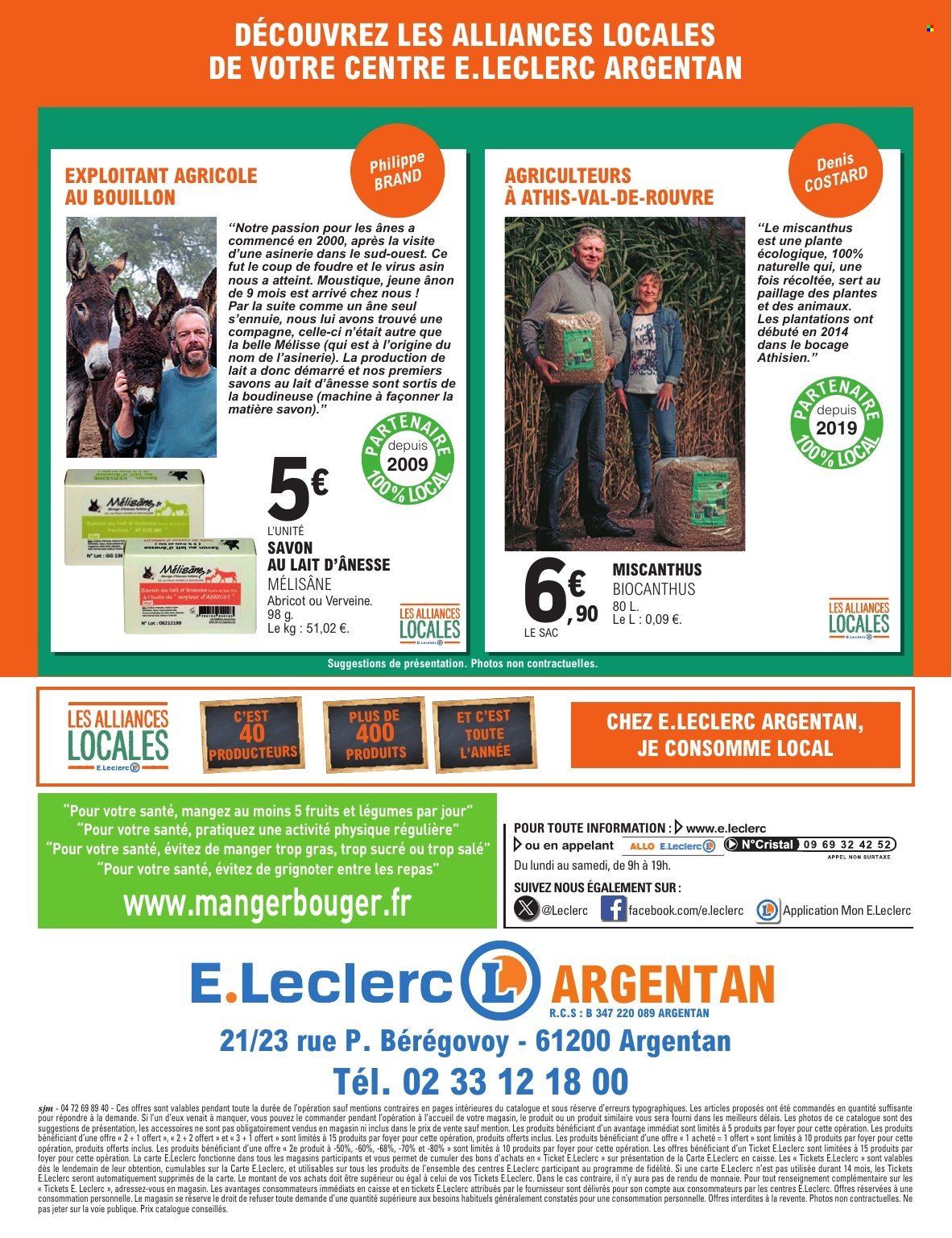 thumbnail - Catalogue E.Leclerc - 02/07/2024 - 13/07/2024 - Produits soldés - bouillon, savon, sac à main. Page 8.