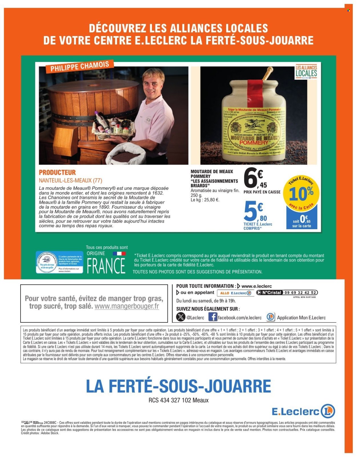 thumbnail - Catalogue E.Leclerc - 02/07/2024 - 13/07/2024 - Produits soldés - table, épices. Page 8.