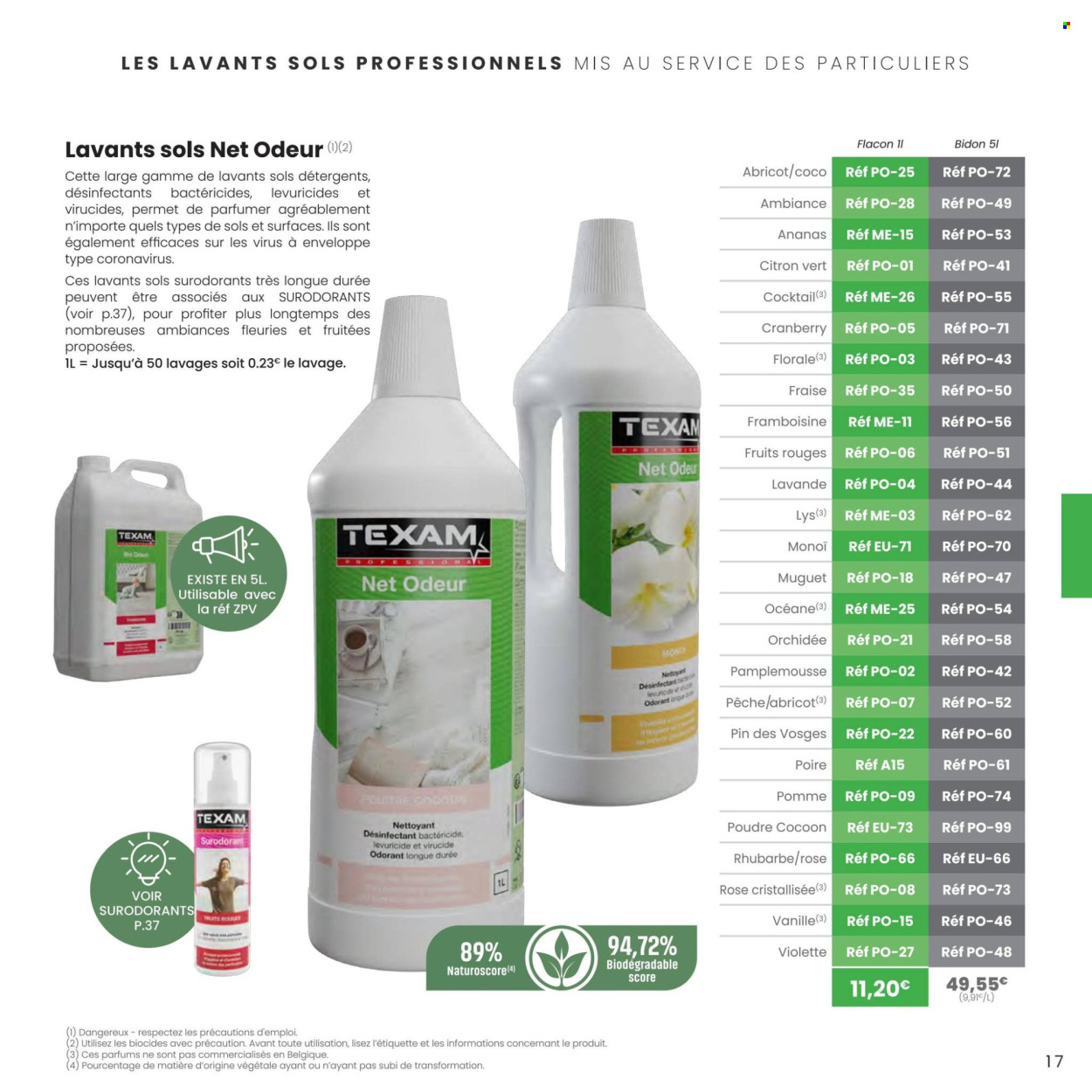 Catalogue TEXAM. Page 1