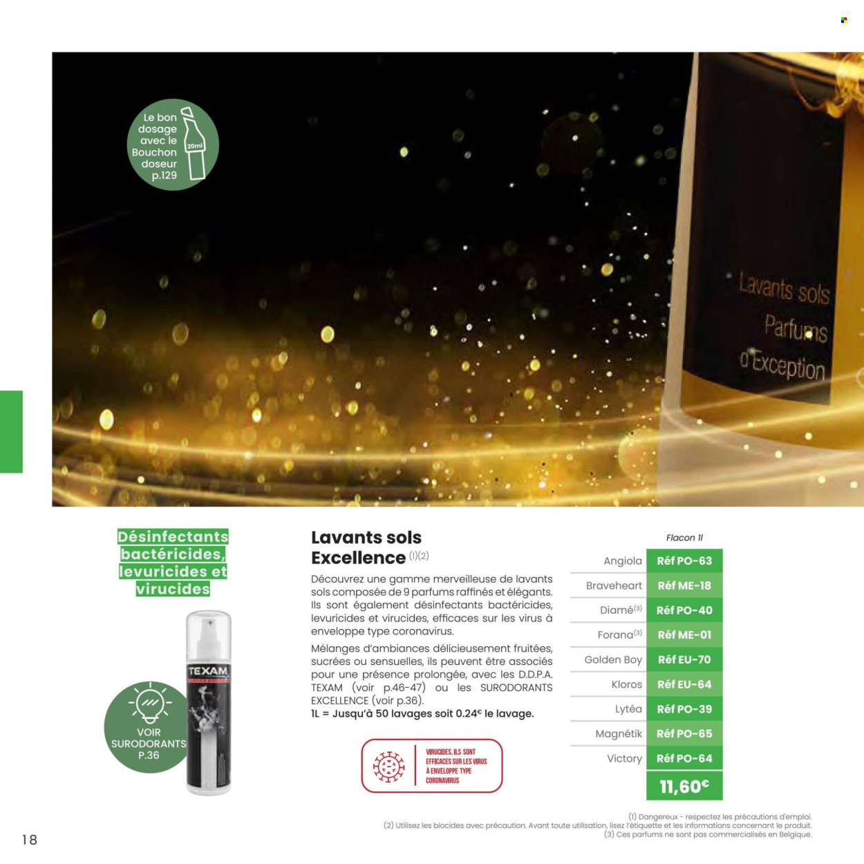 Catalogue TEXAM. Page 1