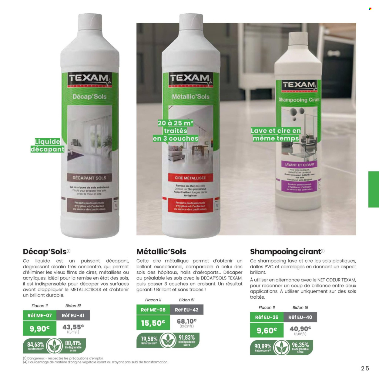 Catalogue TEXAM. Page 1