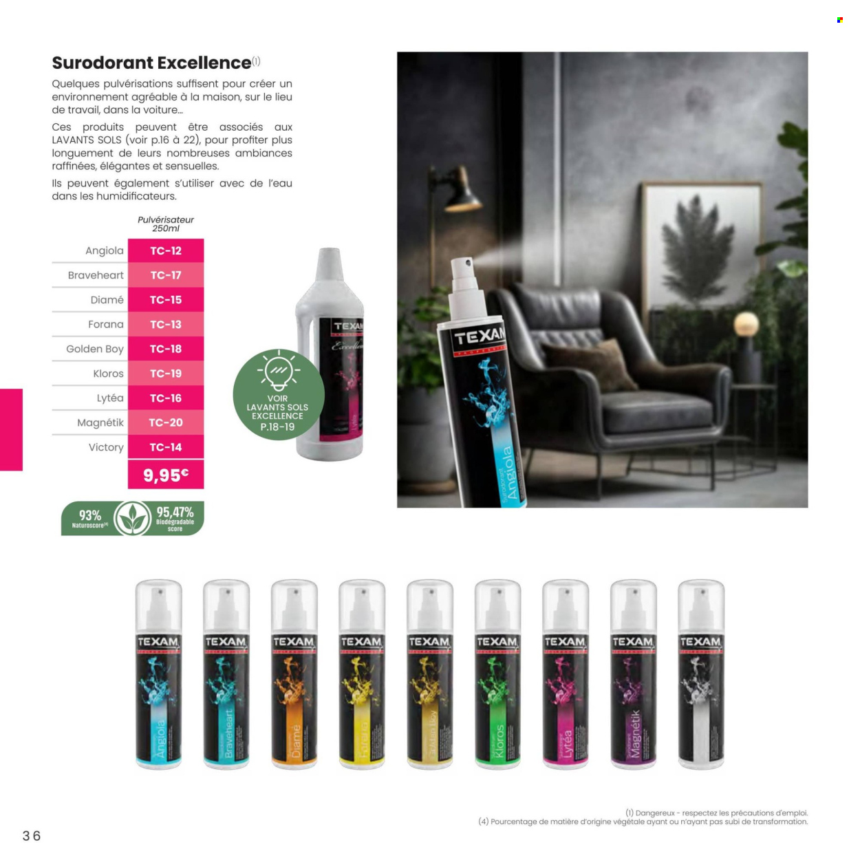 Catalogue TEXAM. Page 1
