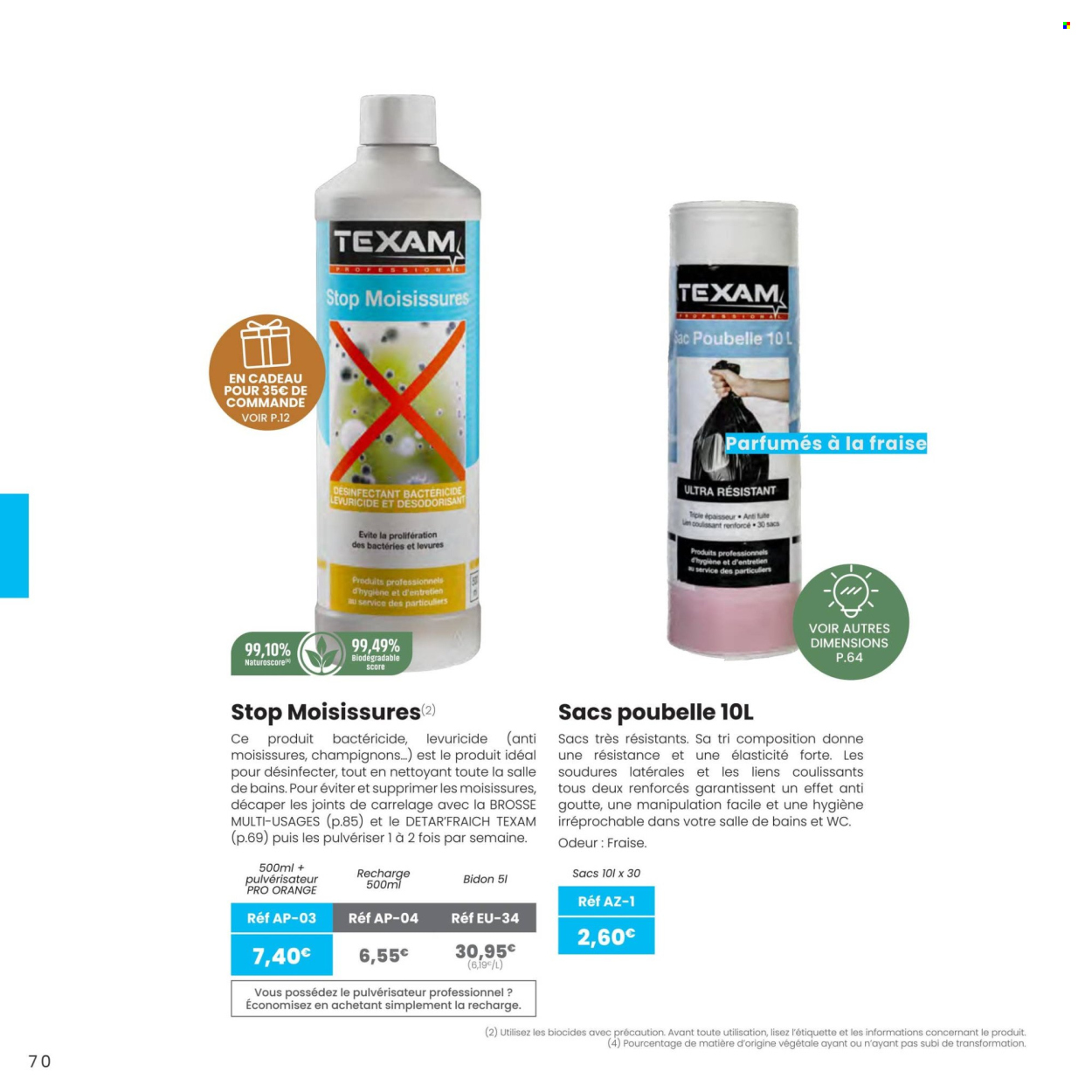 Catalogue TEXAM. Page 1