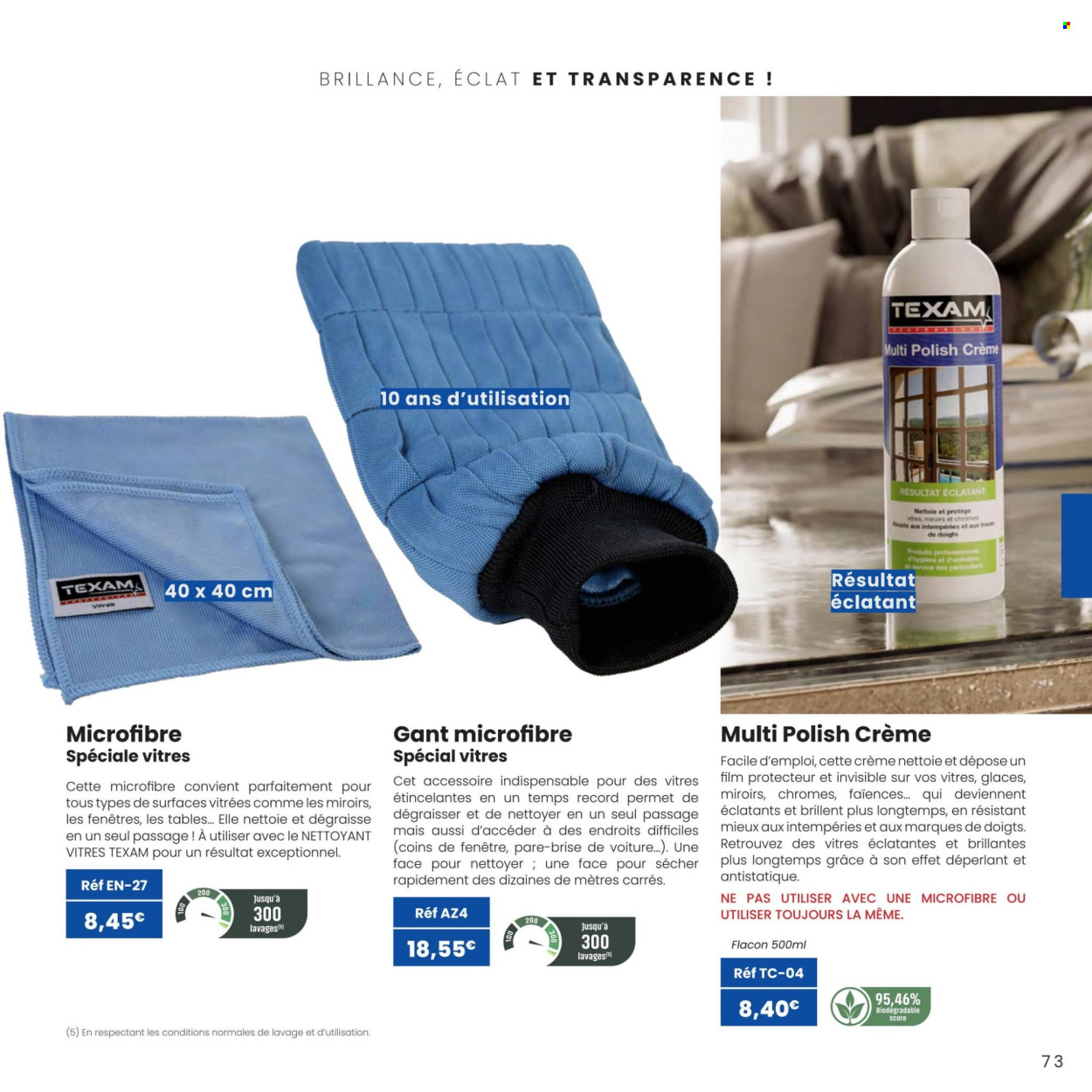 Catalogue TEXAM. Page 1