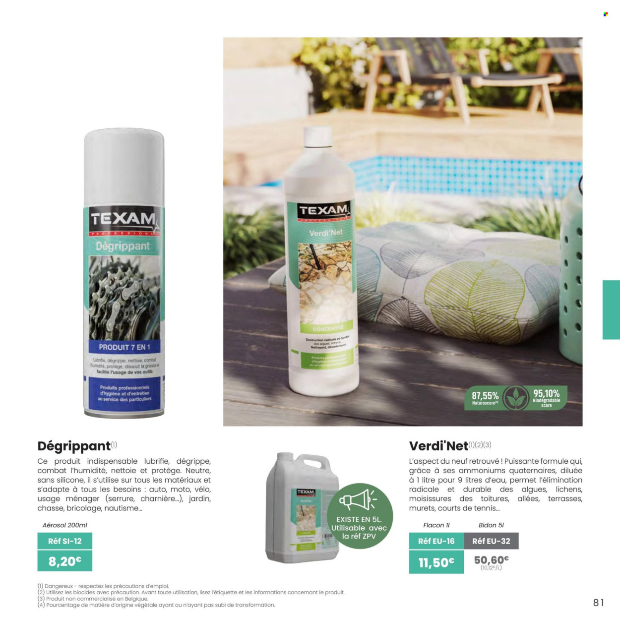 Catalogue TEXAM. Page 1