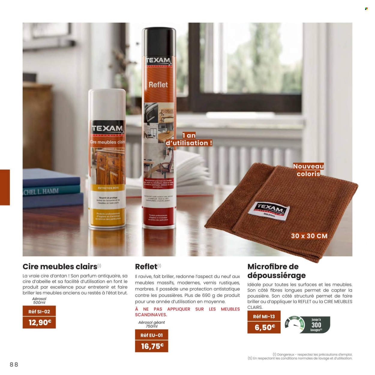 Catalogue TEXAM. Page 1