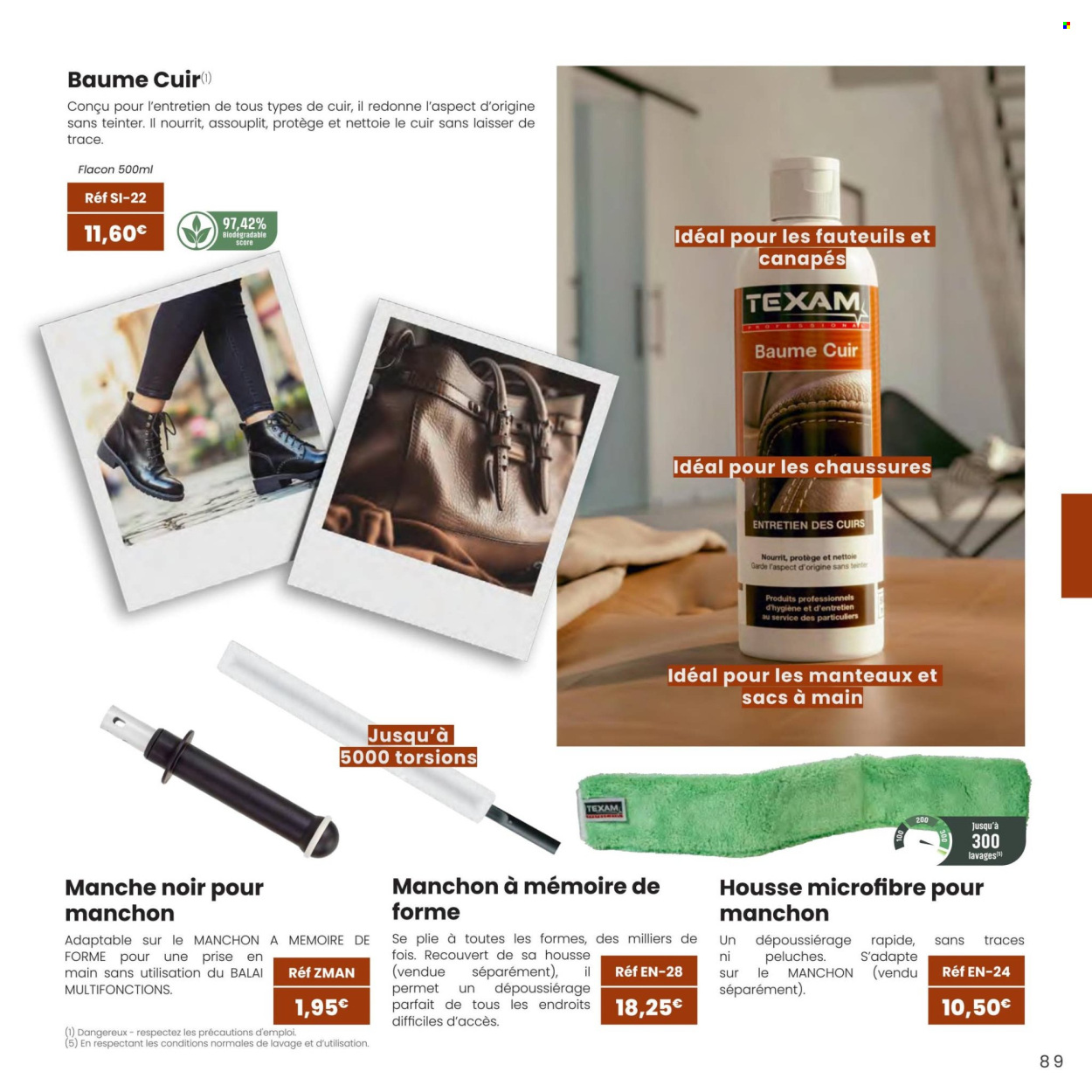 Catalogue TEXAM. Page 1