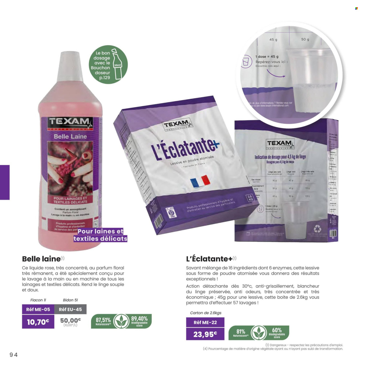 Catalogue TEXAM. Page 1