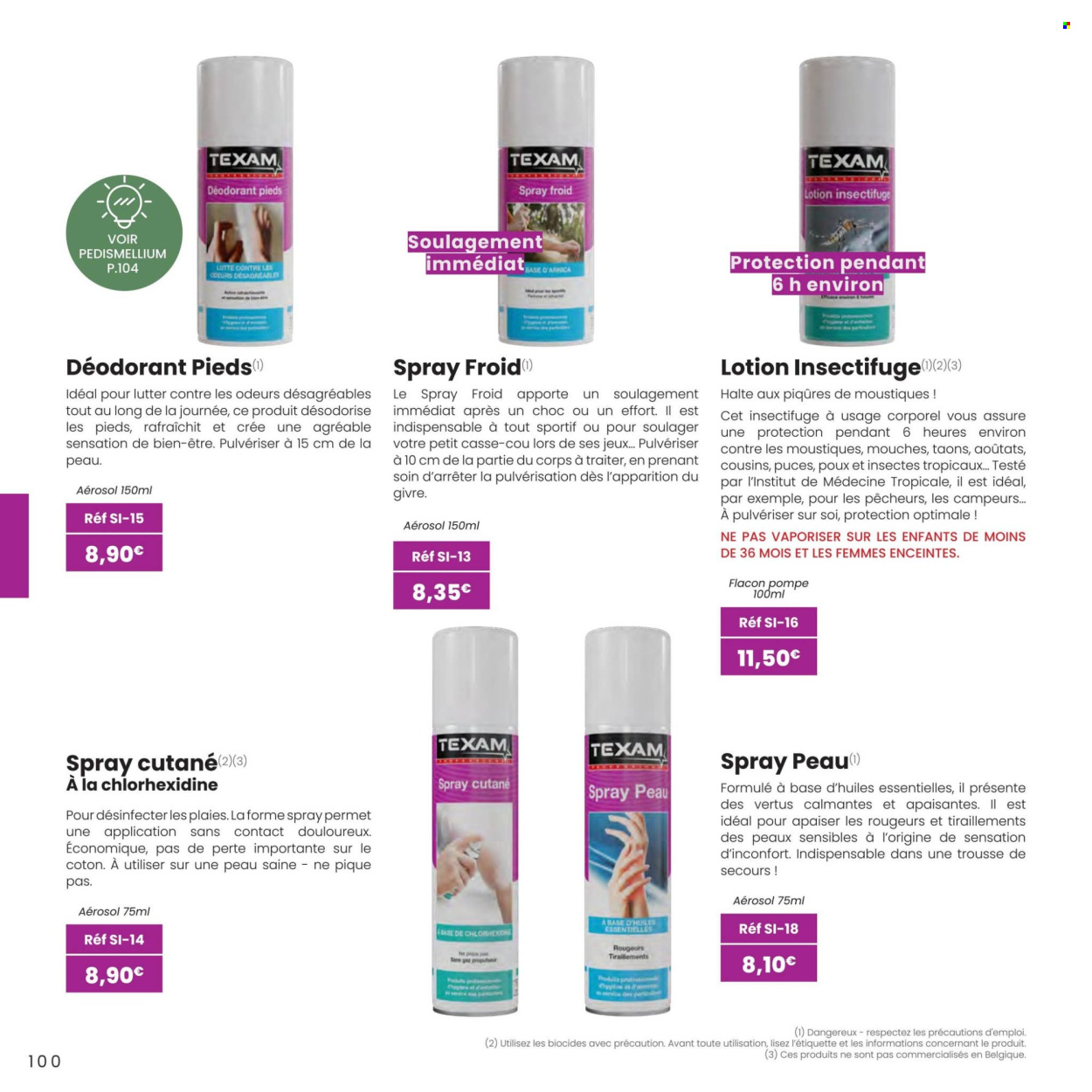 Catalogue TEXAM. Page 1