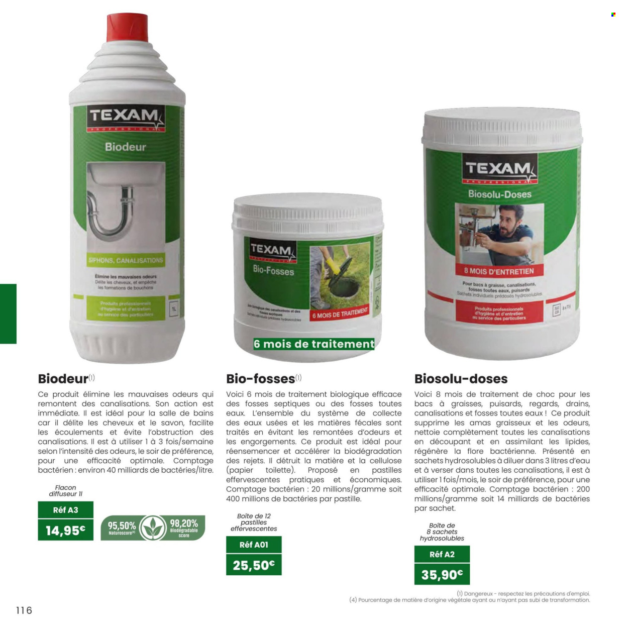Catalogue TEXAM. Page 1