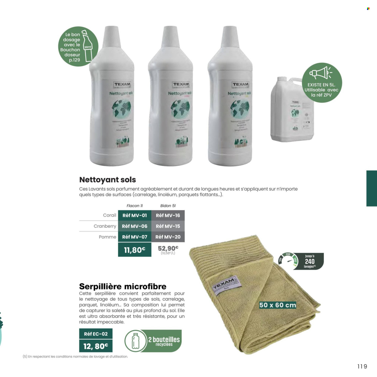 Catalogue TEXAM. Page 1