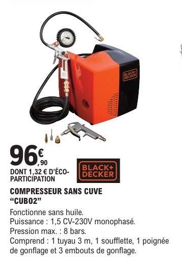 COMPRESSEUR SANS CUVE 'CUB02'