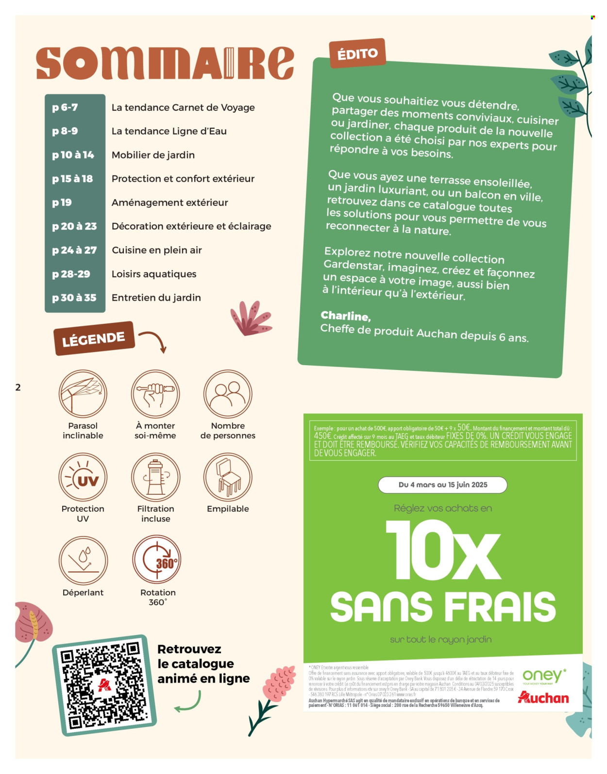 Catalogue Auchan - 04/03/2025 - 15/06/2025. Page 1