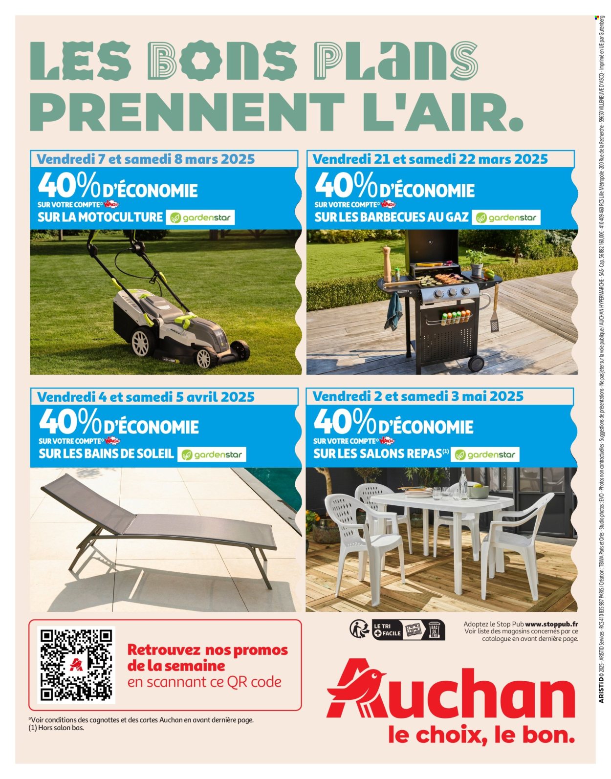 Catalogue Auchan - 04/03/2025 - 15/06/2025. Page 1