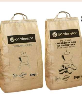 Mix Briquettes Et Charbon De Bois 5 Kg - Soit le kg : 2€
Réf. 445251