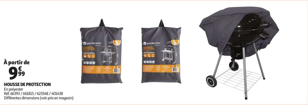Housse de protection - En polyester
Réf. 66393 / 661815 / 623548 / 401438