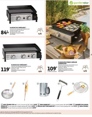 Plancha Électrique 1 Brûleur Gardenstar - Structure acier, plaque acier émaillé 3,5 mm
Surface de cuisson : 44,5 x 34,5 cm
Puissance : 2200 W
Récupérateur de graisse latéral
Réglage température avec bouton
Réf. 424584