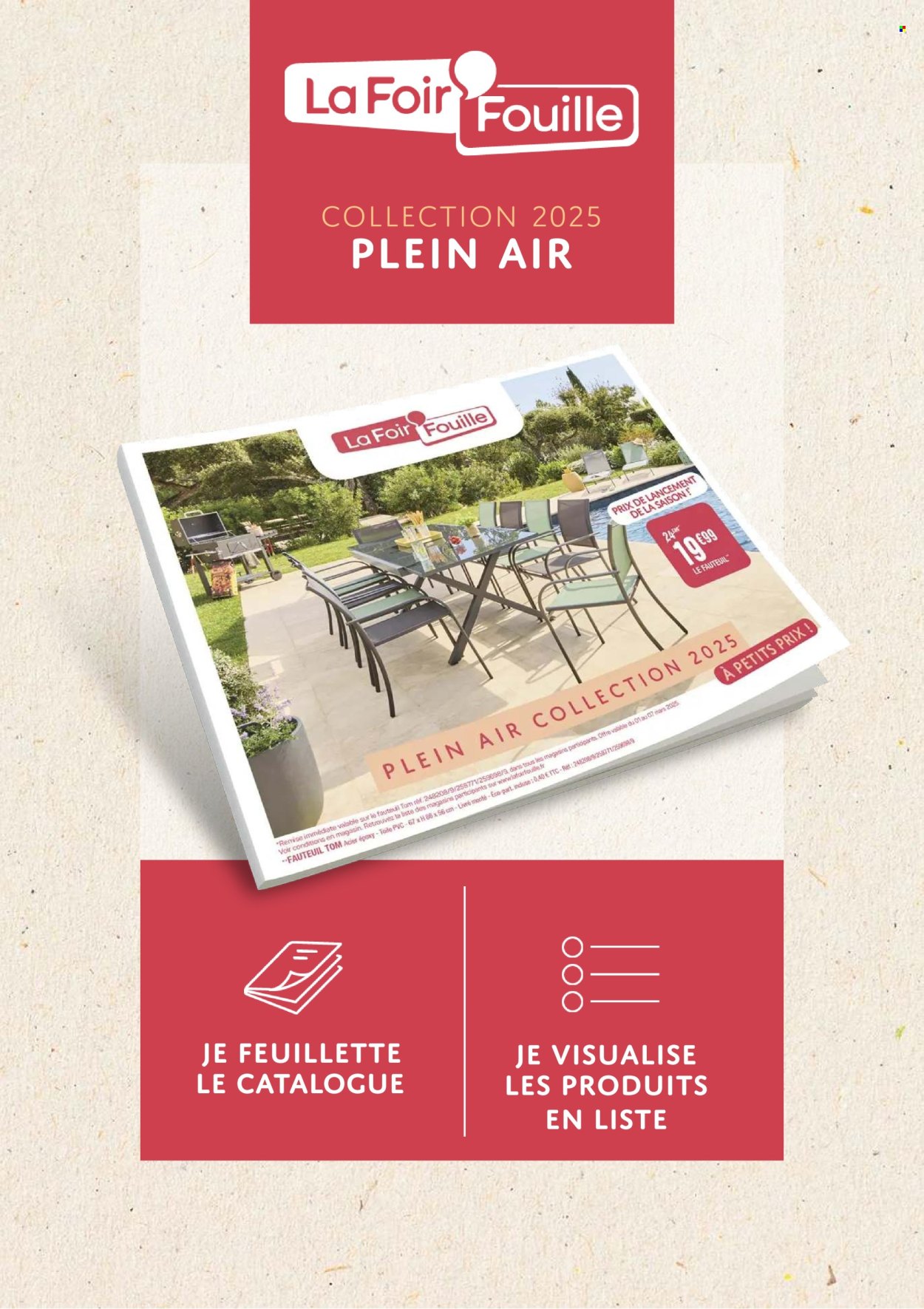 Catalogue La Foir'Fouille. Page 1
