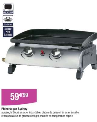 Plancha gaz Sydney