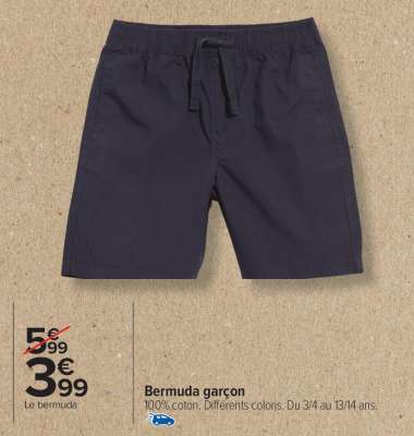 Bermuda garçon