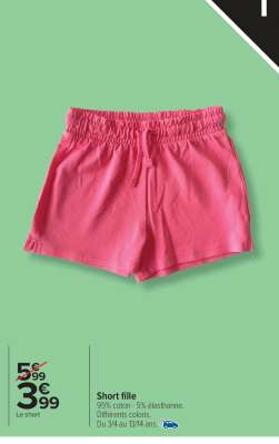 Short fille