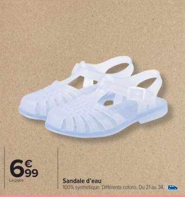 Sandale d’eau