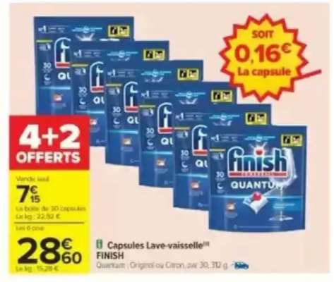 Capsules Lave-vaisselle FINISH