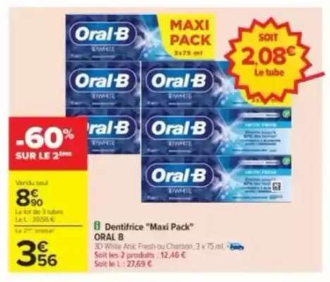 Dentifrice 'Maxi Pack' ORAL B