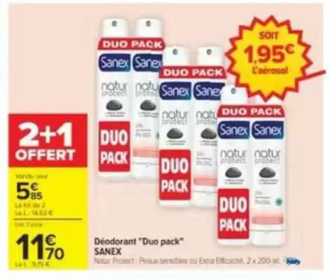 Déodorant 'Duo pack' SANEX