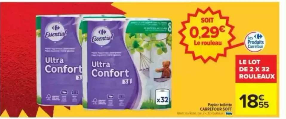 Ultra Confort Papier Toilette