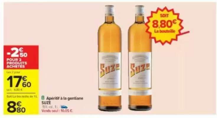 APÉRITIF À LA GENTIANE «SUZE»