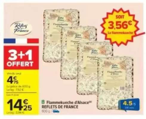 Flammekueche d'Alsace REFLETS DE FRANCE