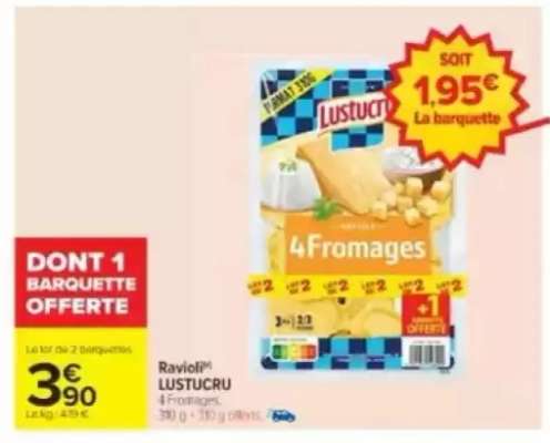 Ravioli Lustucru 4 Fromages