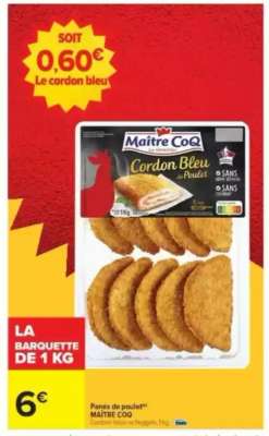 CORDON BLEU DE POULET