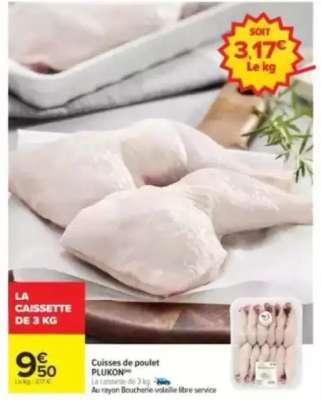 Cuisses de poulet PLUKON
