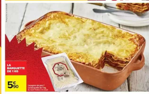 La Barquette de 1 KG