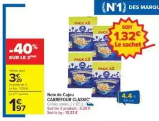 Noix de Cajou CARREFOUR CLASSIC!