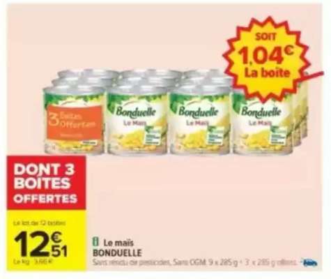Le maïs BONDUELLE