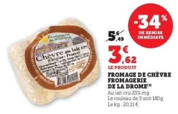 Fromage de Chèvre Fromagerie de la Drome