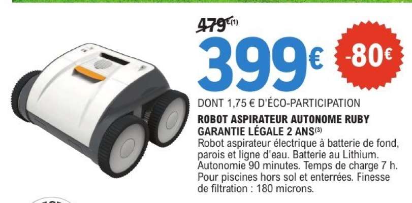 ROBOT ASPIRATEUR AUTONOME RUBY