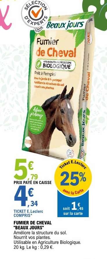 Fumier de Cheval 'Beaux Jours'