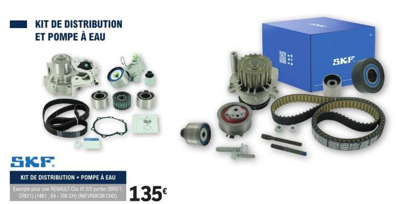 SKF Kit de Distribution + Pompe à Eau