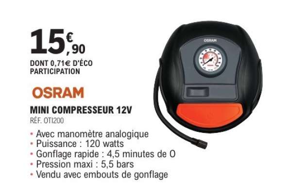 OSRAM MINI COMPRESSEUR 12V