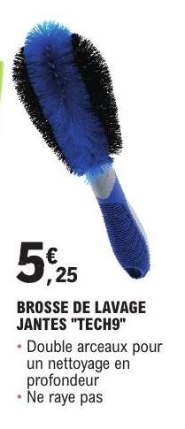 BROSSE DE LAVAGE JANTES "TECH9"