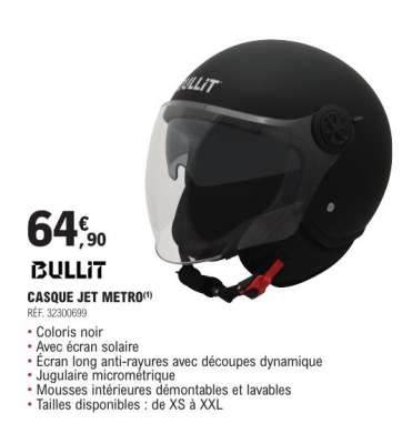 BULLIT CASQUE JET METRO