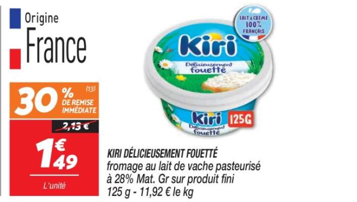 KIRI Délicieusement Fouetté