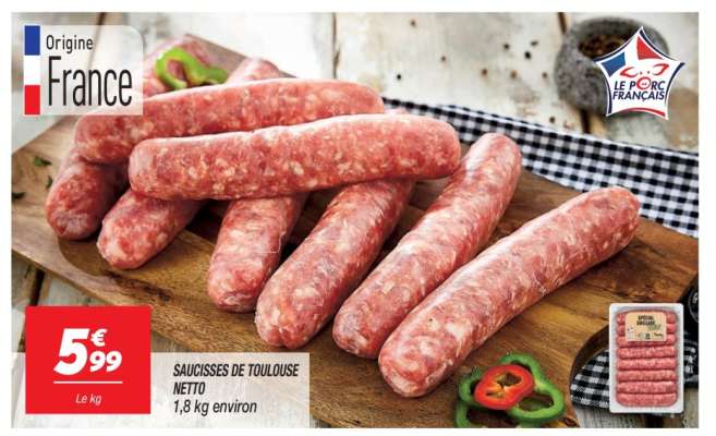 Saucisses De Toulouse